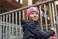 Adriana je jednou z prvních "návštěvníků", kteří viděli jednodenní zebří miminko! 