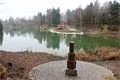 Úpravy břehů Košuteckého jezírka. 