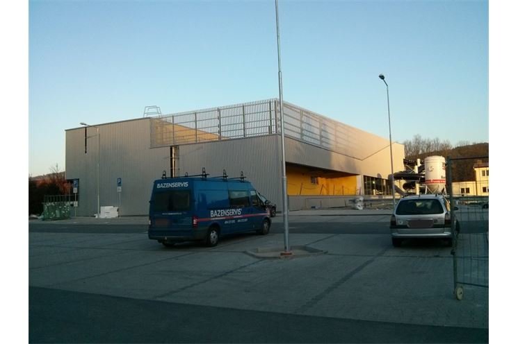 Stavba bazénu v Sušici. Foto: František Vachoušek Stavba bazénu v Sušici. Foto: František Vachoušek
