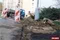 Zatím probíhají na místě hlavně terénní úpravy v okolí. Stavba ale nabere rychlost, hotovo má být na konci dubna. 