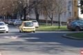 Dopravní průzkum ve Schwarzově ulici ohledně plánů na zklidnění oblasti. 
