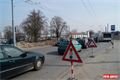 Stavba nové křižovatky a opravy komunikace v Borské u nového depa PMDP. 