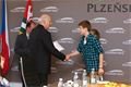 Medailisty z dětské zimní olympiády přijalo vedení Plzeňského kraje.