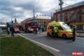 Srážka kamionu a tramvaje na Palackého. 