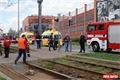 Srážka kamionu a tramvaje na Palackého. 