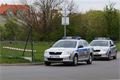 Odjezd fanoušků dozorovala policie.&#160;
