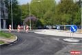 Stavba kruhového objezdu v Rabštejnské jde do finiše. Od 2. května bude plně průjezdný. 