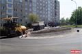 Stavba kruhového objezdu v Rabštejnské jde do finiše. Od 2. května bude plně průjezdný. 