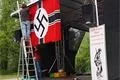 Slavnosti svobody 2014. Program nabízí i areál za Plazou, návštěvníkům je k dispozici i kemp vojenské techniky. 