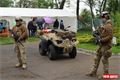 Slavnosti svobody 2014. Program nabízí i areál za Plazou, návštěvníkům je k dispozici i kemp vojenské techniky. 