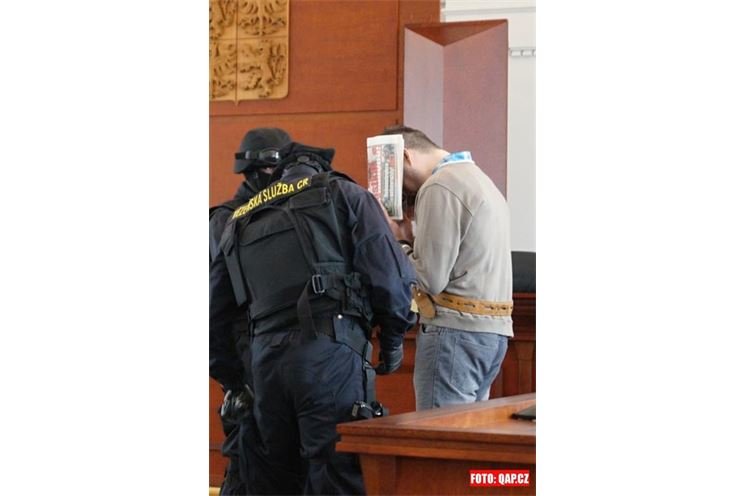 Miloš Babyka před soudem.