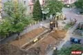 Výkopové práce ve Chválenické ulici, 30. května.