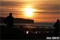 Normandie_zapad slunce na Omaha beach (2)