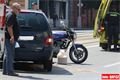 nehoda moto auto Klatovská (1)