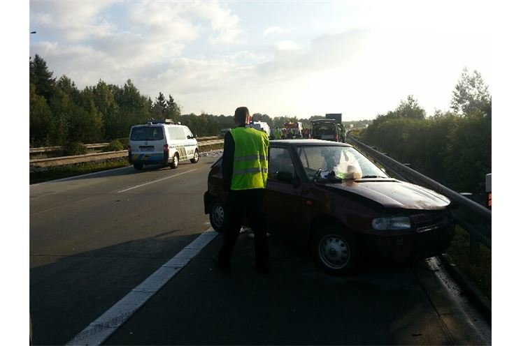 Hromadná nehoda na D5 Hromadná nehoda na D5