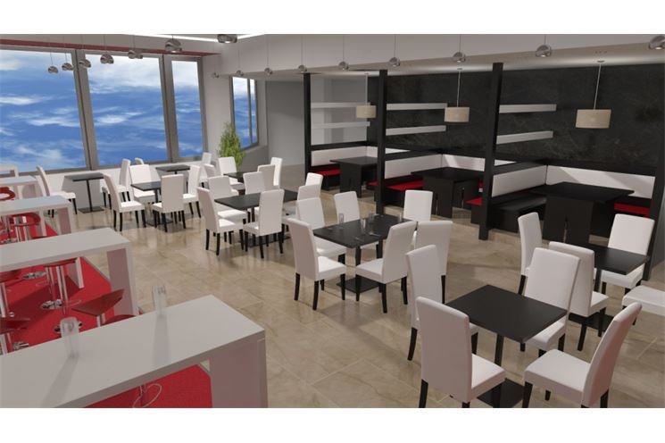 Vizualizace restaurace na bazénu na Slovanech (2) Vizualizace restaurace na bazénu na Slovanech (2)