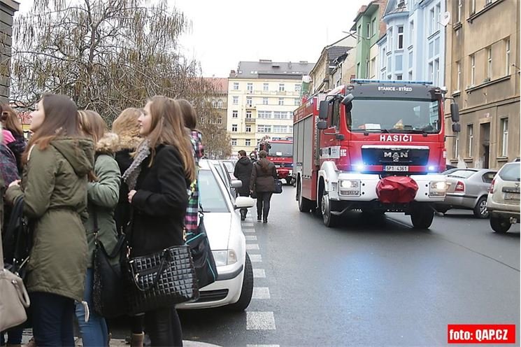 Zasah hasičů Masarykovo náměstí (3)