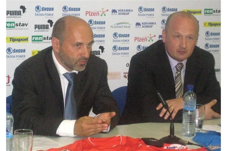  Tomáš Paclík (vlevo) s Adolfem Šádkem. 