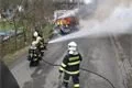 20.1.2015 požár OA Plzeň, Doubravka 1