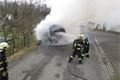 20.1.2015 požár OA Plzeň, Doubravka 4