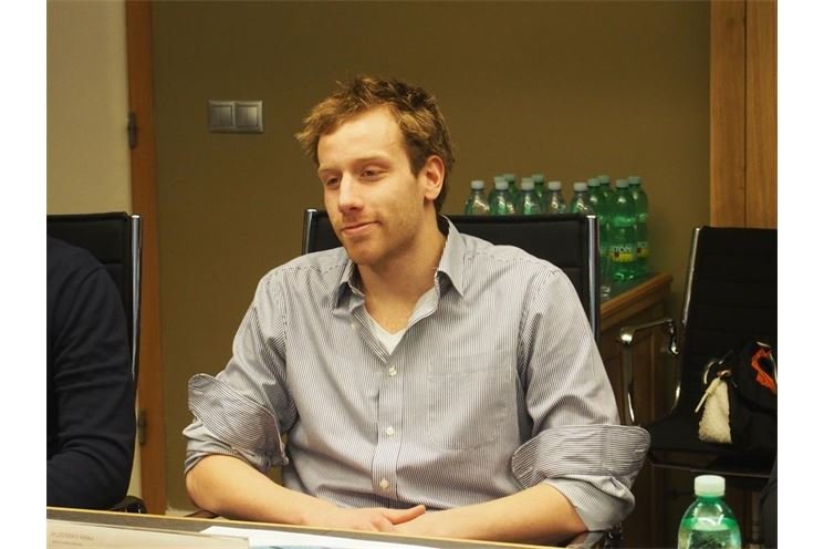Jan Šefl na předání ocenění Jan Šefl na předání ocenění