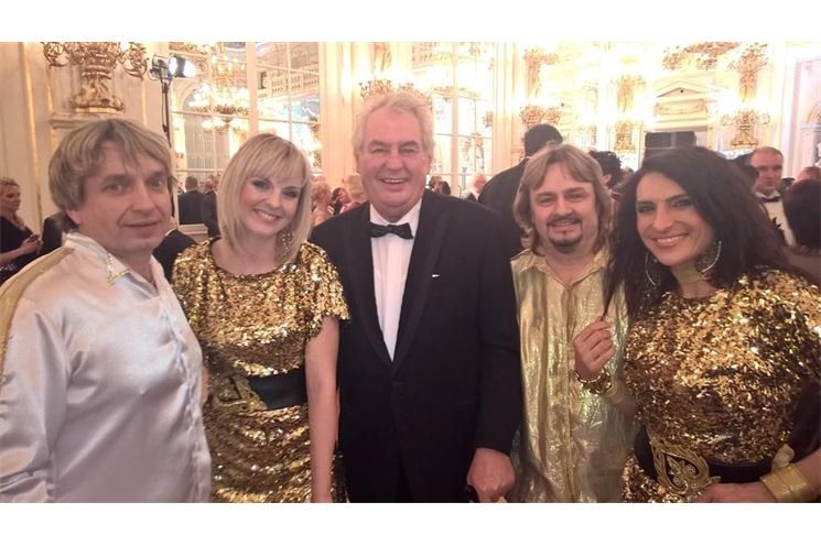 Abba Stars na prezidentském plese