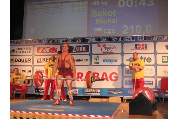 Michal Sekot dead lift Michal Sekot dead lift