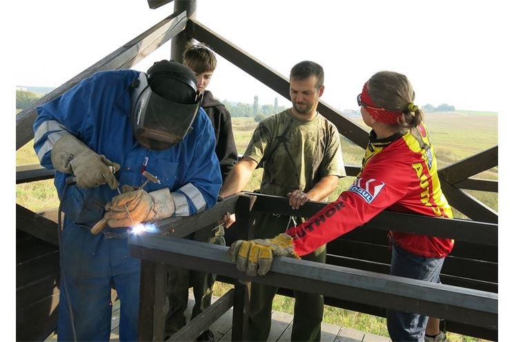 Oprava ornitologické věže 28.9 (4)