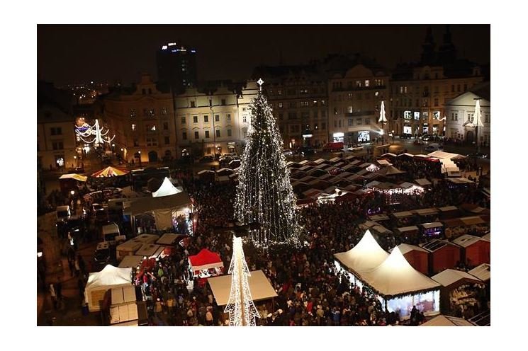 Vánoční strom Plzeň - foto Hynek Mojžíš 