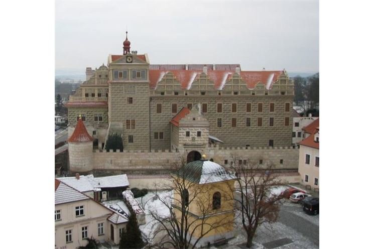 Zámek Horšovský Týn v zimě Zámek Horšovský Týn v zimě