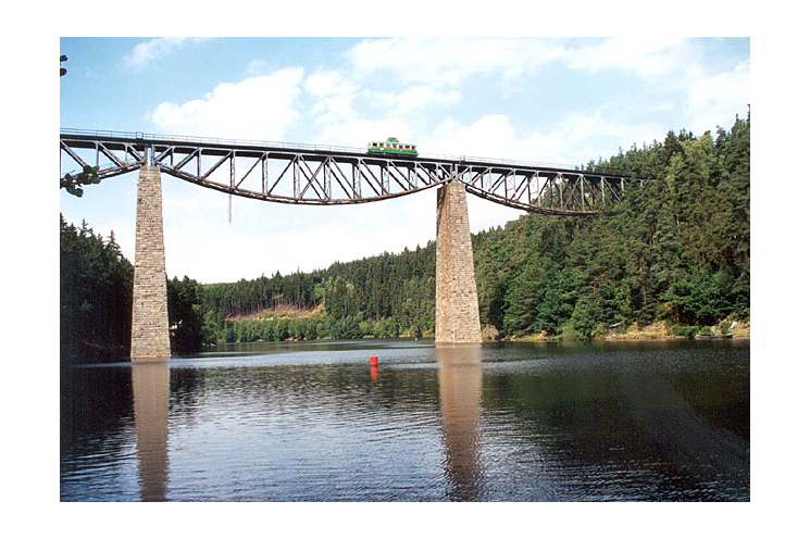 železniční most Pňovany