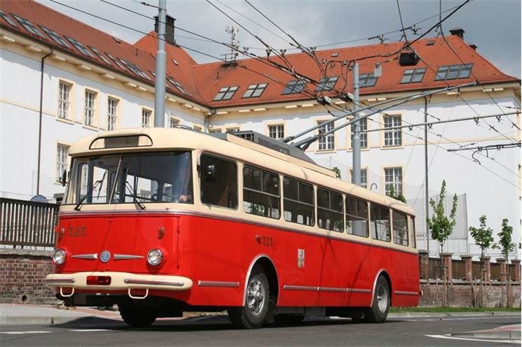 historický trolejbus historický trolejbus