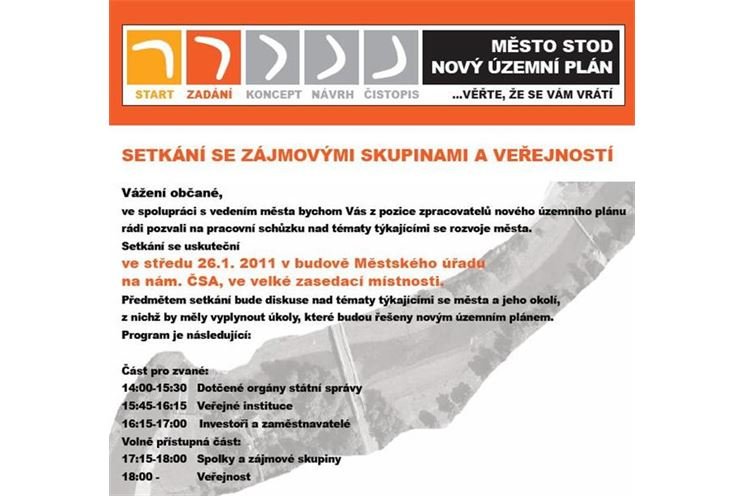 pozvánka Stod