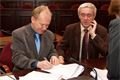  Martin Grolmus, ředitel Nemocnice následné péče LDN Horažďovice a ředitel Nemocnice Stod&#160;Vlastimil Bureš. 
