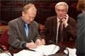  Martin Grolmus, ředitel Nemocnice následné péče LDN Horažďovice a ředitel Nemocnice Stod&#160;Vlastimil Bureš. 