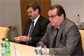Konzul Alexander Budaev a Generální konzul Ruské federace v Karlových Varech Sergej V. Ščerbakov. 