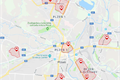 mapa stanovišť carsharing