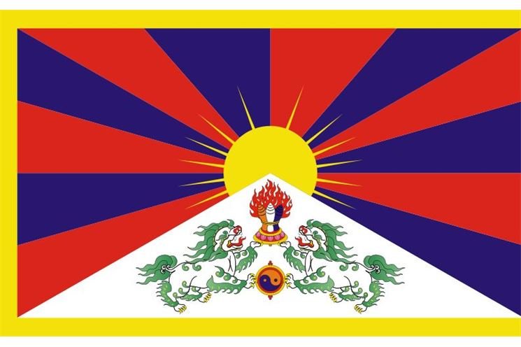 Tibetská vlajka Tibetská vlajka