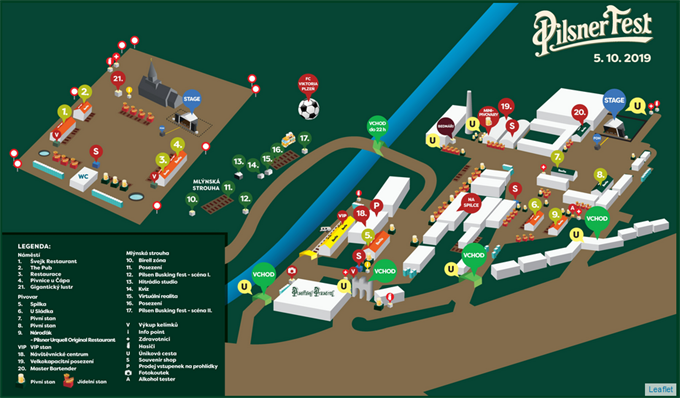 Mapa Pilsner Fest