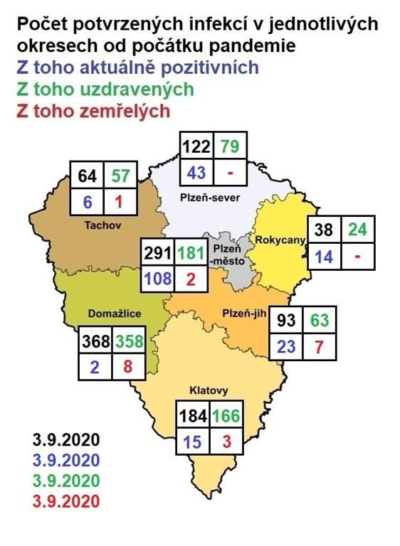 Plzensky_kraj mapa nakažení