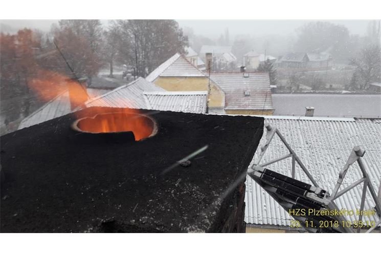 HZS hořící komín HZS hořící komín