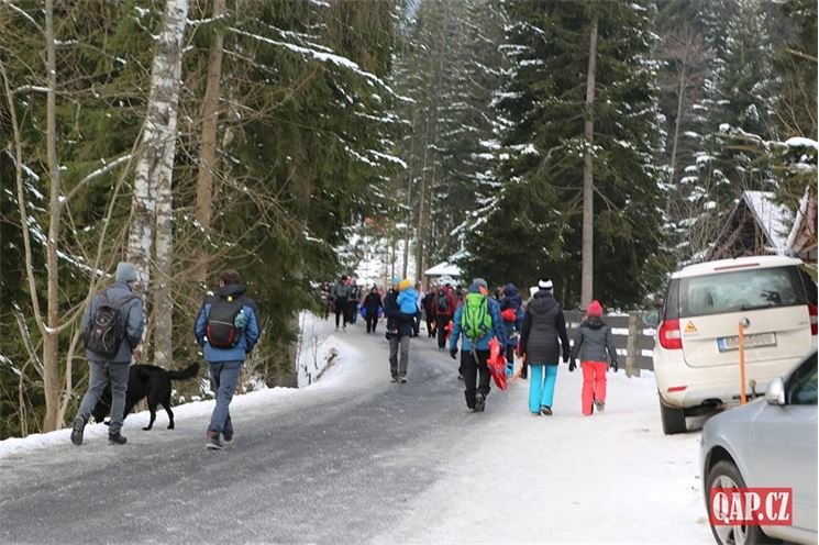 šumava nápor parkoviste plná (12)