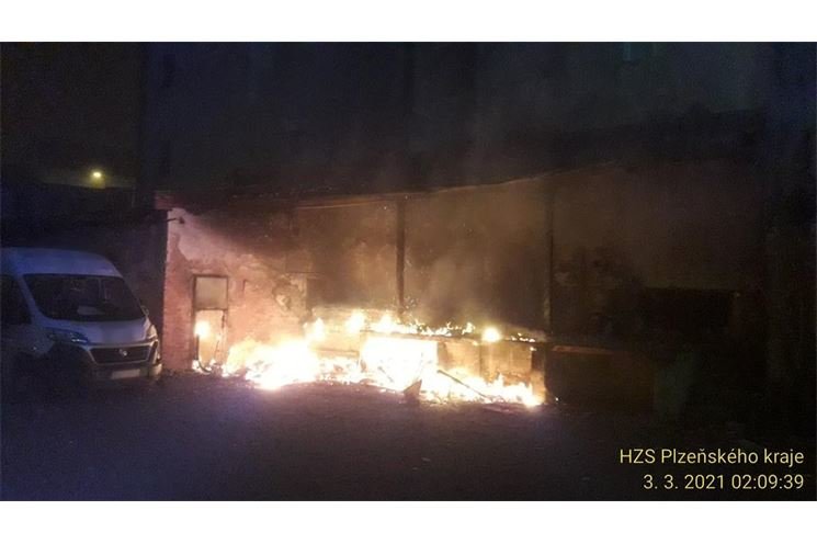 požár Doudlevecká1 požár Doudlevecká1
