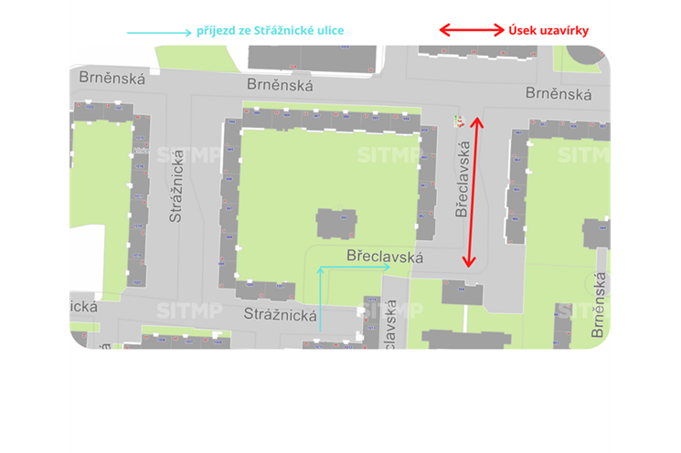 Uzavírka Břeclavská Uzavírka Břeclavská
