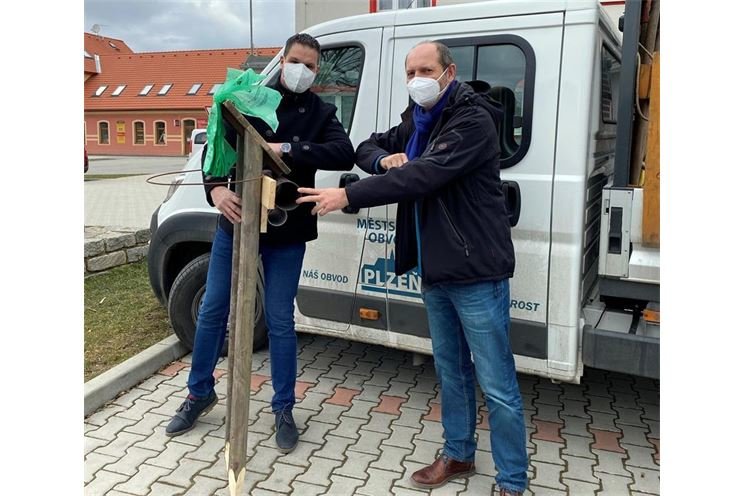 předání stojanu na Pytlomat předání stojanu na Pytlomat