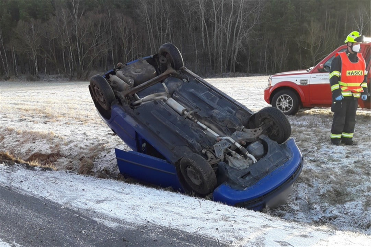 Auto v příkopu_HZSPK_5