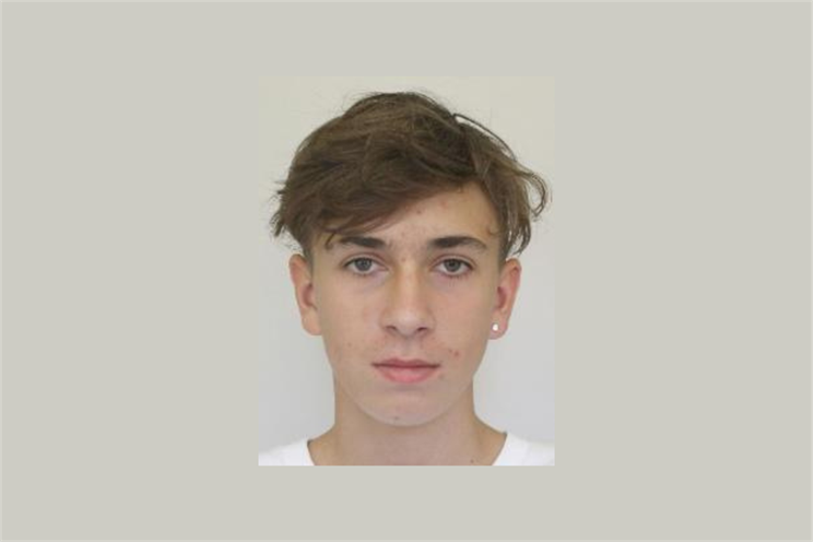 Sedmnáctiletý pohřešovnaý_PČR Sedmnáctiletý pohřešovnaý_PČR