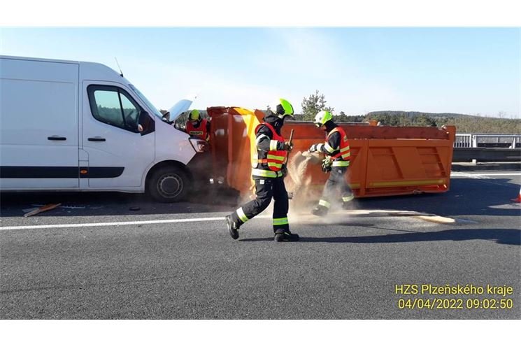 Dálnice D5_hromadná nehoda_HZSPK5