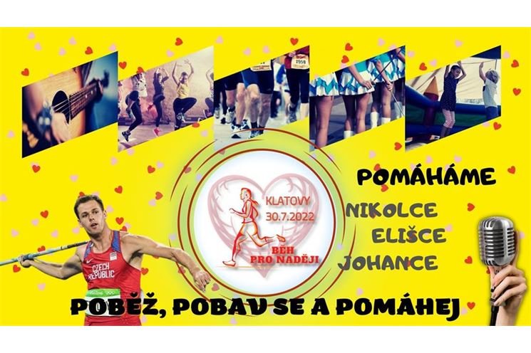Běh pro naději Klatovy_pozvánka Běh pro naději Klatovy_pozvánka