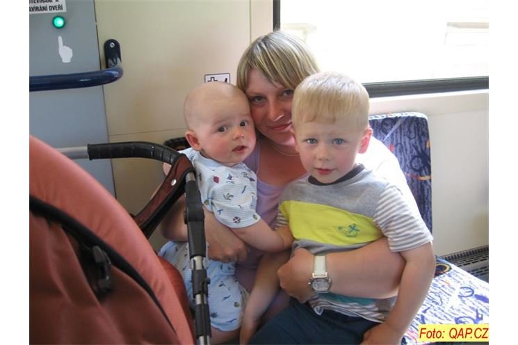 Dagmar se syny Davídkem a Jiříkem 